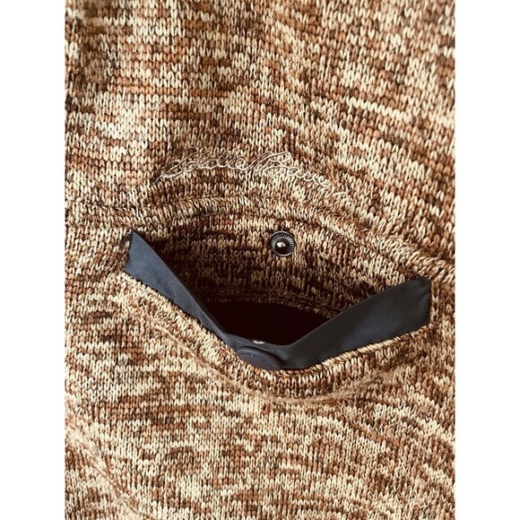 Eddie Bauer Sz S/CH Pocket 1/4 Zip Sweater Fleece Pullover Camping Fishing Hike - Picture 5 of 7